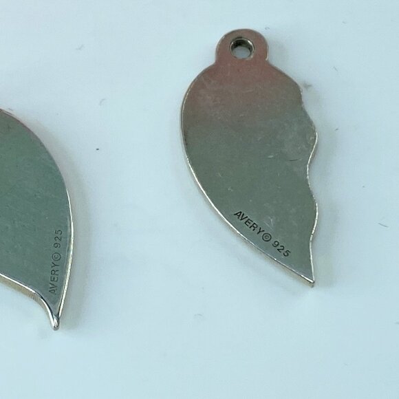 James Avery sterling BEST FRIEND charm half heart Friendship charm love JR206 - Picture 4 of 4